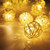 TORCHSTAR 20 LEDs String Lights Battery Operated 2 Work Modes Globe Rattan Balls Christmas Light Indoor Fairy Lights Decorative for Bedroom Party Warm White