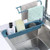 Telescopic Dish Rack Sink Holder Expandable Storage Drain Basket Dish Rack Sponge Soap Holder Drainer Sink Tray for Home Kitchen