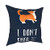 TNIJWMG Cute Corgi Throw Pillow Cover 18 x 18 inch Modern Solid Decorative Square Bedroom Living Room Cushion Cases for Couch Bed Sofa