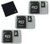 3 Pack 8GB Micro SD Memory Card with SD Adapter 8 GB Micro SD Memory Card 3 Pack Micro SDHC TF MicroSD TransFlash Card MicroSD to SD Adapter and Built To Last! Microfiber Cloth