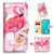 for Samsung Note 20 Ultra Galaxy Note 20 Ultra Designed Flip Wallet Phone Case Cover A21812 Flamingo