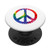 Hippie Tie Dye Peace Sign PopSockets PopGrip Swappable Grip for Phones  and  Tablets