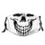 Fillter Cloth For Skull Reusable Windproof Cloth Half Face Double Protection