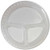 Creative Converting 19418 Party Supplies (Plastic Divided Plates) , Multicolor