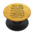 Be Strong and Courageous Joshua Scripture Verse 19 Yellow PopSockets Grip and Stand for Phones and Tablets