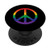 Peace sign rainbow gay pride LGBTQ LGBT lesbian trans PopSockets PopGrip Swappable Grip for Phones  and  Tablets