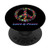 Peace Sign Gift Love Equality Groovy 70s Hippie PopSockets PopGrip Swappable Grip for Phones  and  Tablets
