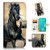 for Samsung Note 20 Galaxy Note 20 Designed Flip Wallet Phone Case Cover A31145 Black Horse