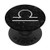 Black and White Space Galaxy Star Sign Zodiac Libra PopSockets PopGrip Swappable Grip for Phones  and  Tablets