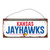 NCAA Legacy Kansas Jayhawks Rectangle Tin Sign One Size Stock
