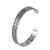 LUSSO Stainless Steel Magnetic Therapy Energy Cuff Bangle Engraving Geometric Pattern Health Care Amulet Bracelets for Women Men Silver-1 LUSSO Stainless Steel Magnetic Therapy Energy Cuff Bangle Engraving Geometric Pattern Health Care Amulet Bracelets for Women Men Silver-1