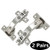 2 pairs 135 Degree Special Corner Cabinet/Cupboard Folded/Folden Door Hinges For Combination With Screws