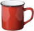 Abbott Collection Enamel Look Stoneware Mug, Red