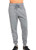 JMR Mens Fleece Sweat Pants Elastic Waistband with Drawstring Cuffed Bottom Sweatpants with Side Pockets Large Heather Grey