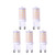 LEKIBOP G9 LED Bulbs Beads Lighting 220V 4W Energy Saving Corn Light 43 Pcs 2835 SMD Bi-Pin G9 Base No Strobe Flicker Free Halogen Replacement Bulb Under-Cabinet Light Puck Light Warm White 5 PCS