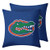 University Throw Pillow Covers Pillow Cases Decorative Pillowcase Protecter with Zipper Without Insert Set of 2 Florida Gators 18 x 18