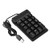 SOONHUA 1_5M  5FT USB Wired 19 Keys Numeric Keypad Number Pad for Windows Laptop Desktop PC