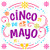Cinco de Mayo Stencil 6_5 x 6_5 inch S - Spanish Poster Sign Words Quote Wall Stencil