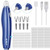AFMAT Electric Eraser 140 Eraser Refills Electric Pencil Eraser Rechargeable for Artists Electric Erasers for Drafting Drawing Painting Sketching Architectural Plans Detailer Tool-Blue