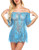 Avidlove Lace Smock Lingerie Mini Babydoll Women Chemises EyelashSky Blue3XL Avidlove Lace Smock Lingerie Mini Babydoll Women Chemises EyelashSky Blue3XL