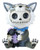 3.75 Inch Cold Cast Resin Collectible Furrybones Wolfgang Figurine