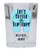 Boca Keto Aruba Souvenir 2 Ounce Square Shot Glass Flip Flop Design 4-Pack