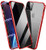 Privacy Magnetic Case for iPhone 11 Anti Peep Magnetic Adsorption Privacy Screen Protector Double Sided Tempered Glass Metal Bumper Frame Anti-Peeping Phone Case Anti-Spy Cover for iPhone 11