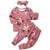 Newborn Onesie Baby Boys Girl Clothes Cotton Infant Long Sleeve Baby Girl Romper Bodysuit One-Piece Jumpsuit Outfit Flower-Red-S 906-9