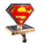 Superman Kurt Adler Logo Stocking Hanger, Silver