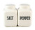 Mason Jar Style Salt & Pepper Shaker Set