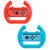 Steering Wheel for Nintendo Switch 2 Pack Switch Steering Wheel Controller Handle for Switch Joy-con Mario KartBlue  and  Red