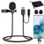 USB Type-C Lavalier Lapel Microphone Condenser Mic for SamsungPixel 5 4 3 2OnePlusS20S10Note 10 USB C Microphone for YouTube Vlogging Facebook Interview Livestream Video Recording 9_8ft