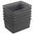 Farmoon Grey Plastic Basket Small Weave Storage Baskets 6 Packs