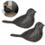 Livfodrm Door Stopper for Floor Decorative Cute Bird Heavy Duty Cast Iron Door Stop Farmhouse 2 Pack Door Stops Wedge Rustic Dark Brown