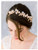 SWEETV Flower Wedding Headpieces for Bride Flower Girl Bridal Headband Gold Handmade Hair Vine Wedding Hair Accessories