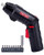 TOOI TOOL 4V Max Cordless Pivoting Screwdriver Kit Rechargeable Electric Screwdriver with LED Light 2-Position Handle 9-Piece Bit Set