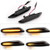 Smoke Lens Sequential Dynamic Amber LED Side Marker Turn Signal Light Compatible with BMW E90 E91 E92 E93 E46 E53 X3 E83 X1 E84 E81 E82 E87 E882 Pack