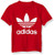 adidas Originals Baby Trefoil Tee ScarletWhite 6M