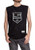 Calhoun NHL Mens Team Logo Crew Neck Space Dyed Cotton Sleeveless T-Shirt LA Kings XX-Large