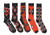 Deadpool Marvel Comics Character Logos Crew Socks 5 Pair Pack