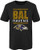 Baltimore Ravens NFL Boys Youth 8-20 Black Go for It Short Sleeve Team T-Shirt Youth Large 14-16