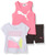 PUMA Baby Girls Tee and Short Set Purple Heather 18M