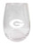 Grambling State Tigers Etched Stemless Wine Glass 9 oz 2-Pack
