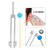 Aluminum Alloy 112_45HZ Frequency Tuning Fork Chakra Tuning Energy Forks Yoga Meditation Tuning Energy Fork With Hammer for Tuning Instruments Immune System HealingSilver