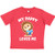 inktastic Cute Bigfoot My Pappy Loves Toddler T-Shirt 2T Retro Heather Red 3673c
