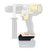 1x Adapter for DeWalt 20V MAX XR Cordless Tools Work with Makita 18V LXT BL1815 BL1830 Lithium Batteries Adapter Only- US STOCK