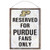 NCAA Legacy Purdue Boilermakers Large Rectangle Tin Sign 12x16 One Size Custom