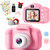Couvoze Kids Camera HD 1080P Video Digital Camera for Kids Birthday Gift for 3 4 5 6 7 8 9 Year Old Boys and Girls Toddler Video Record Camera with 32GB SD Card 2_0 Inch IPS Screen Pink