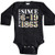 inktastic Juneteenth Since 6-19-1865 Long Sleeve Creeper Newborn Black 3b6f9