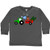inktastic Christmas Tractor with Toddler Long Sleeve T-Shirt 4T Charcoal 3cf45